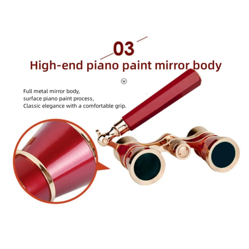 Vintage kikkert teleskop opera teaterbriller 1