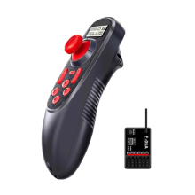 -650 6CH 2.4G radiosender med farveskærm F-06A modtager