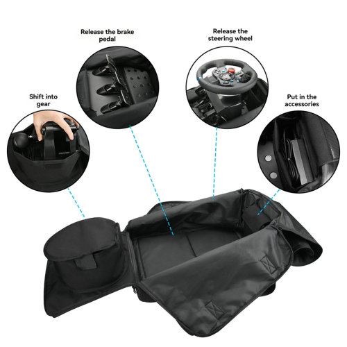 Carrying Case for G29 Racing Steering Wheel+Brake Pedal 2