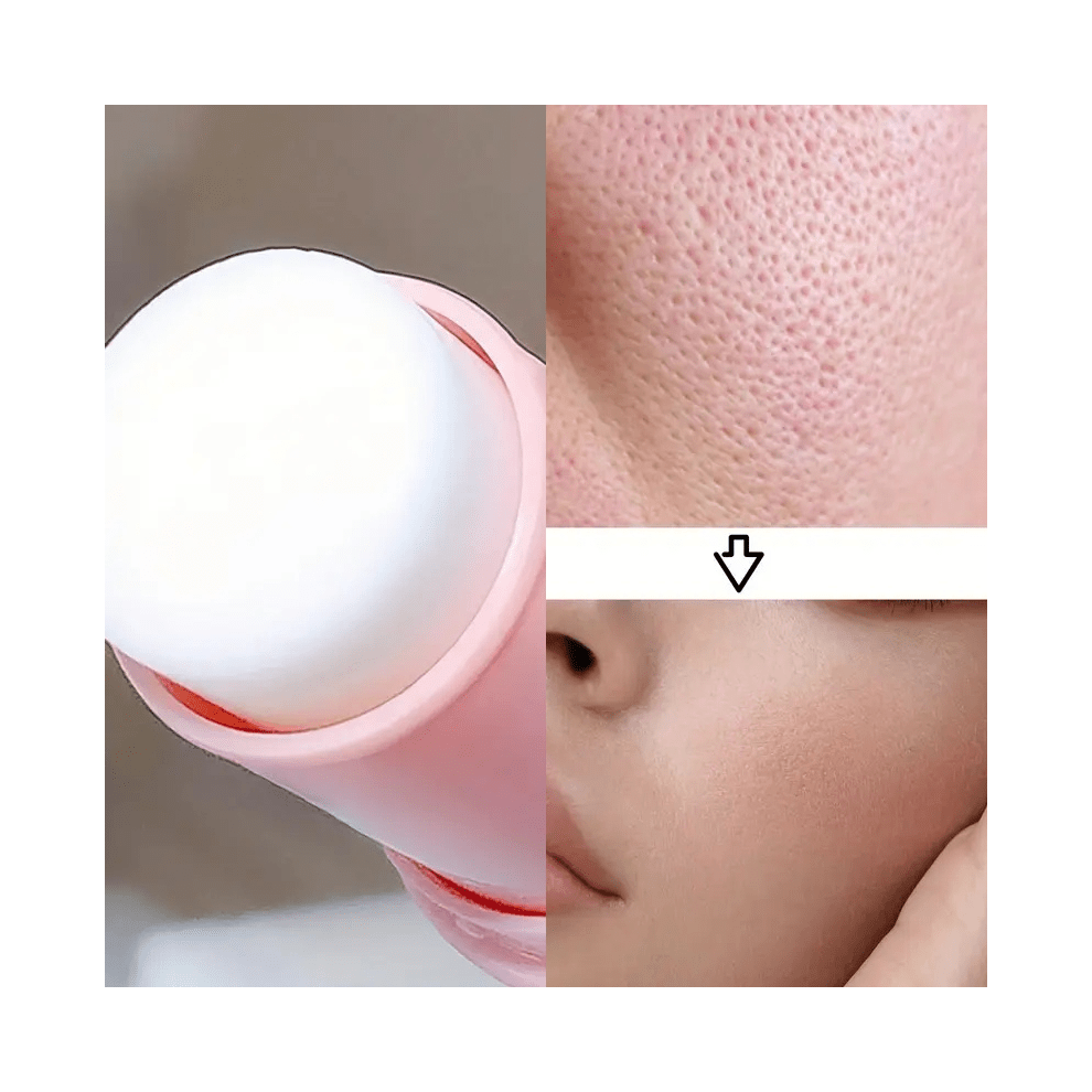 (01) Visible Pore Face Primer,Long-Lasting Matte Foundation Oil Control Primer Stick,Natural Coverage, Moisturizing & Blemish Concealing