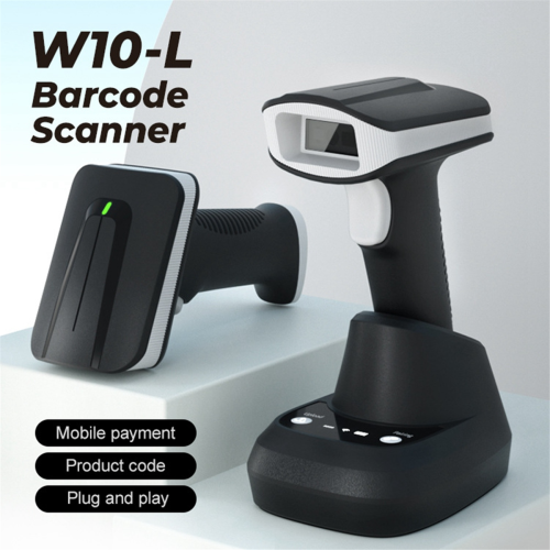 Leitor de código de barras Bluetooth portátil QR Code sem fio 1D 2D 1