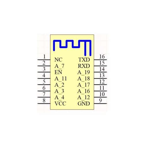 Modulo WBR3 Modulo MCU WiFi/Bluetooth 4.2 seriale a basso consumo energetico 1