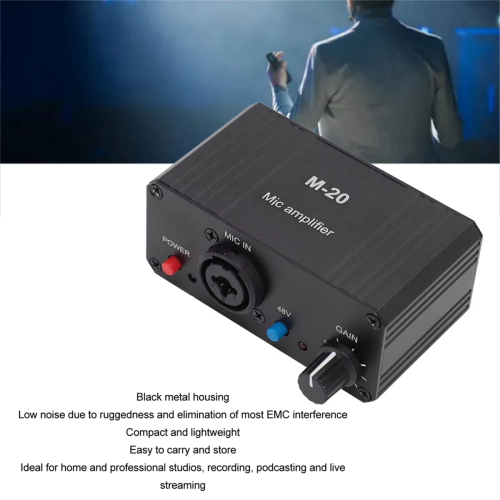 Preamplificator de microfon XLR 48V 2