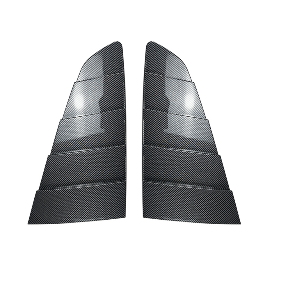 Car Rear Triangular Window Louvers Shutters For Carbon Fiber 4853102501533