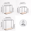 Floating Shelves for Wall 3 Pieces Bathroom Shelf Modern Bracket 4