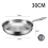 Titanium Steel Frying Pan Uncoated Non Stick Pan Kitchen Cookware,C 2