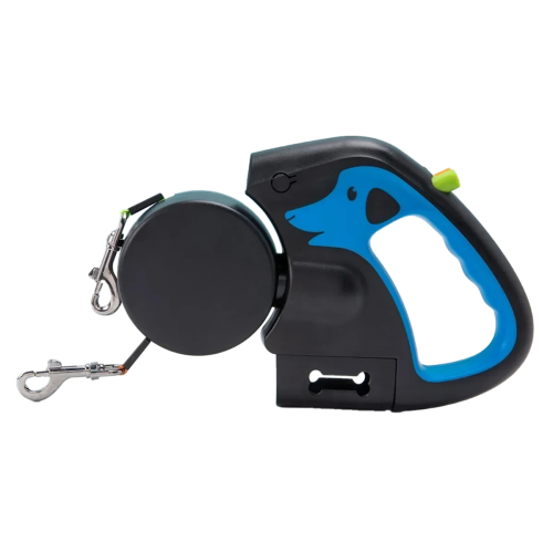 Rotating Pet Leash for 2 Dogs Adjustable Double Rope Leashes