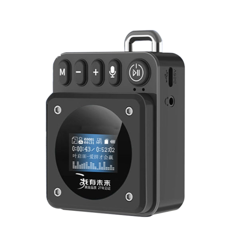 Mini Portable Bluetooth Speaker Lyrics Display Heavy Bass Soundbar A