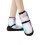(Colorful,L)Womens Girls Warm Up Bootie Dance Shoe 4