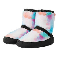 (Colorful, L) Womens Girls Warm Up Bootie Dance Shoe
