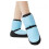 (Blue, L) Womens Girls Warm Up Bootie Dance Shoe 2