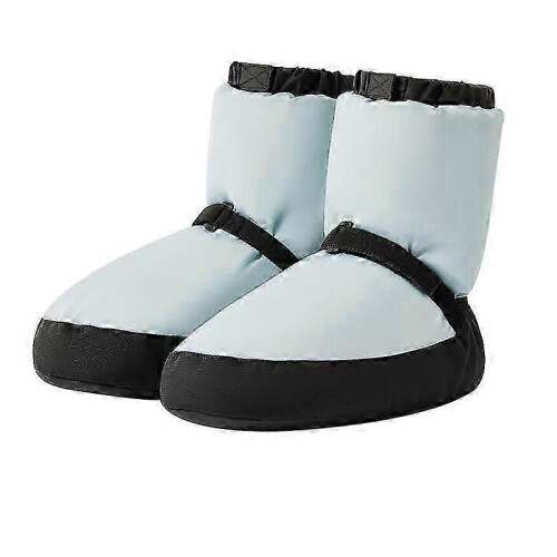 (Light blue, S) Womens Girls Warm Up Bootie Dance Shoe