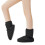 (Black, S) Womens Girls Warm Up Bootie Dance Shoe 2