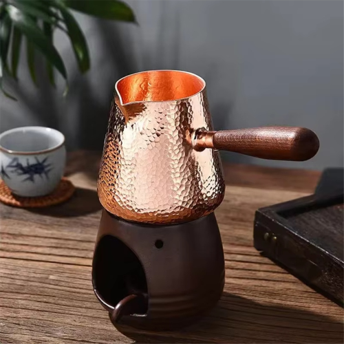 500ml Pure Copper Latte Pitcher Milk Jug 2