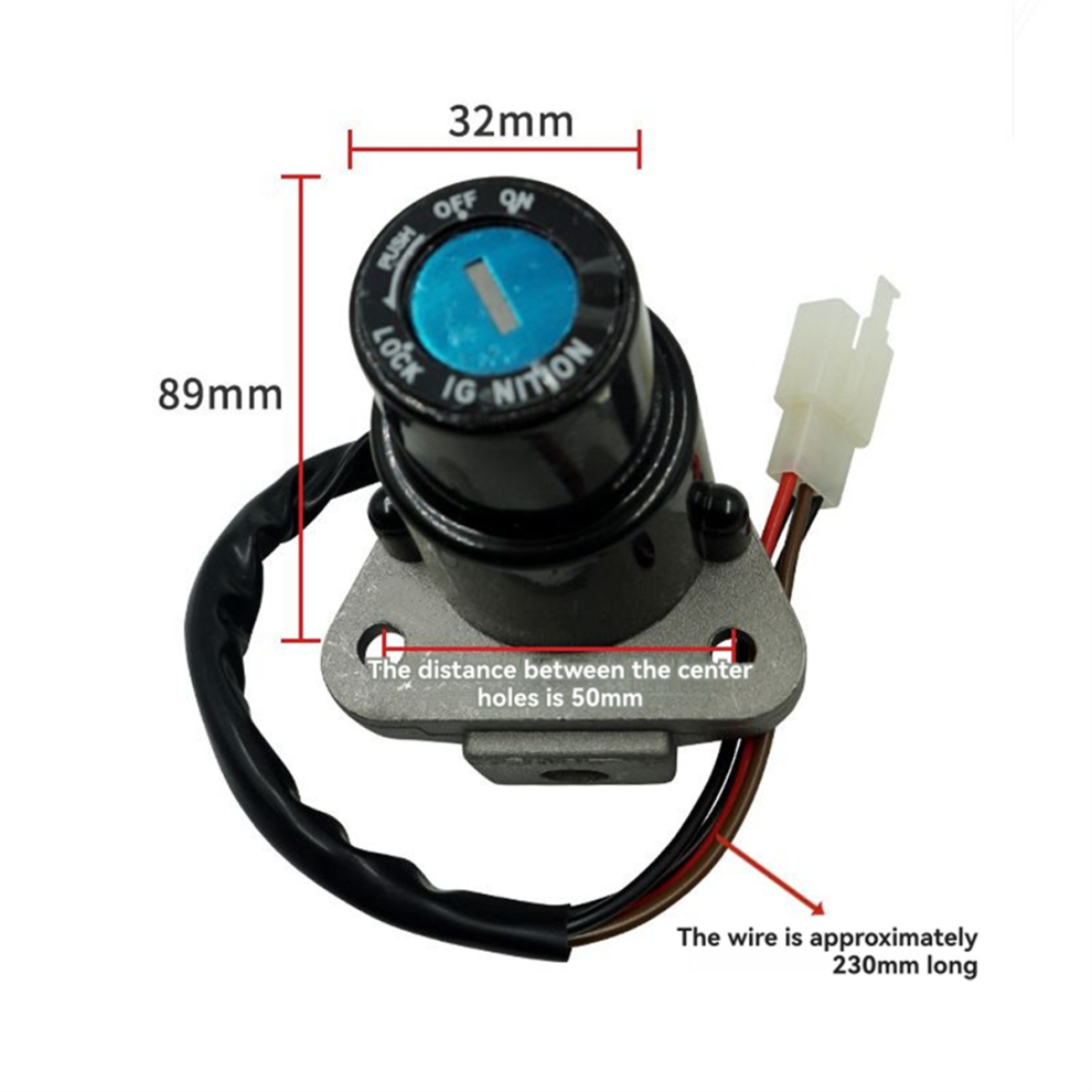 Contacteur D'allumage Moto Pour 125cc / CBT125 - Serrure électrique, Remplacement Plug And Play
