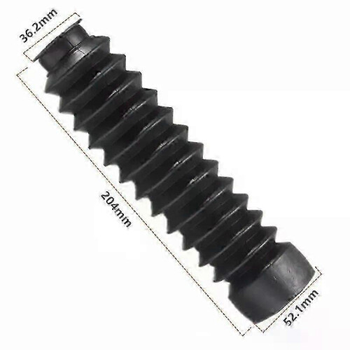 2pcs Universal Fork Bellows Front Black Motorcycle Rubber Front Fork Cover Dust Gaiters Boots Waterproof Durable 2