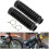 2pcs Universal Fork Bellows Front Black Motorcycle Rubber Front Fork Cover Dust Gaiters Boots Waterproof Durable 5