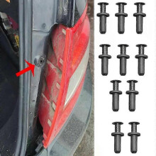 10x Car Tailgate Lining Clip Trunk Boot Trim Panel Rivet for Mercedes-Benz C-class W204 2007 2008 2009 2010 2011 2012 2013 2014