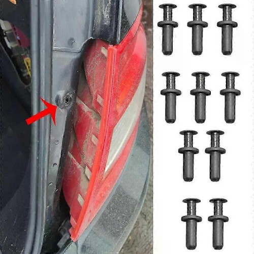 10x Car Tailgate Lining Clip Trunk Boot Trim Panel Rivet for Mercedes-Benz C-class W204 2007 2008 2009 2010 2011 2012 2013 2014