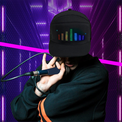 LED-hattljusskärm DIY Smart Pixel Matrix basebollhatt 2