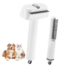 Pet Grooming Brush Set 3in1 Deshedding Combs for Cats Dogs Pet Brush for Hair Removal Dematting Comb