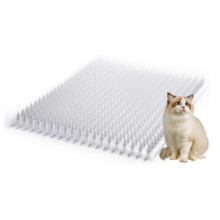CatDog Repellent Outdoor/Indoor Spike scat mat, Garden Scat Mats,Set of 8