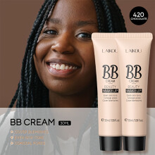 (#420 Chocolate - 2pcs) Buy 1 Take 1-Long Wearing BB Cream 30ml/1.06fl.oz., Waterproof Hide Pores Concealer Make Up, Cover Blemishes Make Up Cream For Women