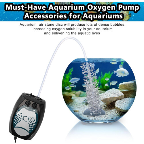 6 Pack 4 Inch Aquarium Air Stone Bubble Diffuser, Ball Shaped Pond Aerator Diffuser 1