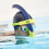 Snorkelrør for svømmetrening, pusterør foran, sentermontering B 6