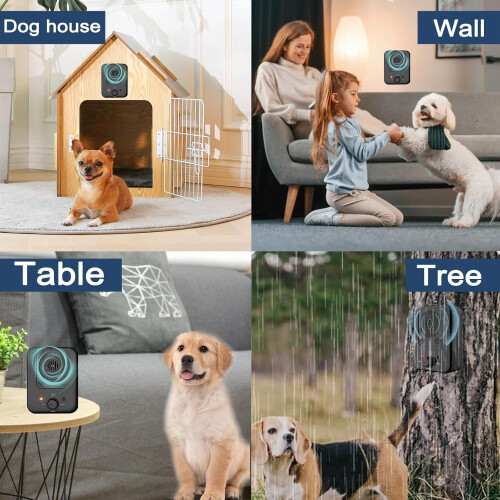 Anti Barking Devices, Rechargeable Dog Barking Control Device with 3 Modes, Ultrasonic Deterrent 1
