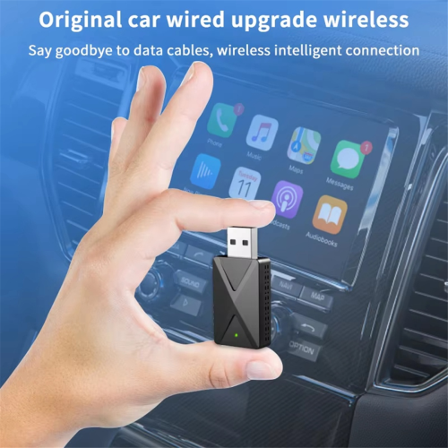 Adaptor Carplay wireless 2 în 1, dongle Plug and Play pentru telefon inteligent 1