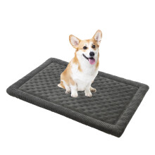 Dog Crate Pad, 36'x23'x1.1' Crate Bed Rectangle Shape NonS Kennel Pad, Rubber Backing Memory Foam for Dog Bed Mat, Machine Washable