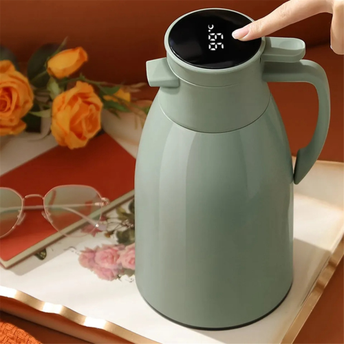 Thermal Kettle Household Digital Display Coffee Blue 2L 1