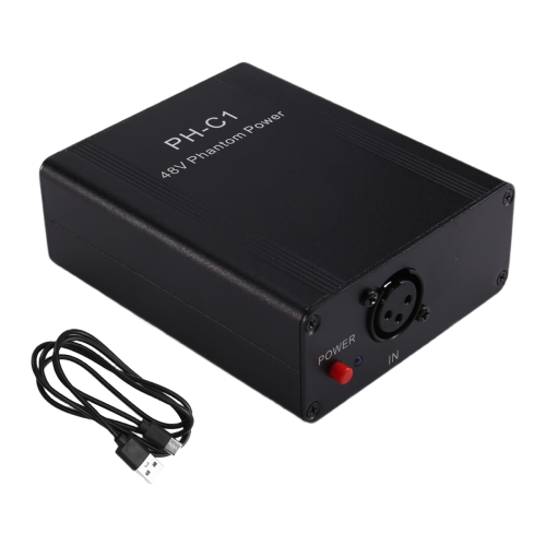 PH-C1 Microphone Preamp 48V Phantom Power Compact High Gain A 2