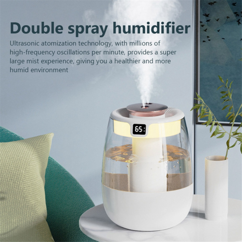 1,3 l luftfukter med dobbel port, kjølig tåkemaskin, duftdiffuser 2