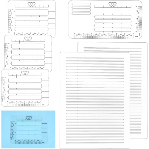 Straight Line Stencil Templates, Line Drawing Stencil Lettering Guide
