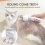 Pente para gatos, limpador de pelos de cães e gatos 4