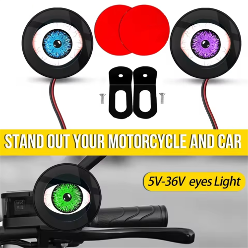 Διακοσμητικά φώτα μοτοσικλέτας 3D Dynamic Devil Eye LED Retrofit Kits 1