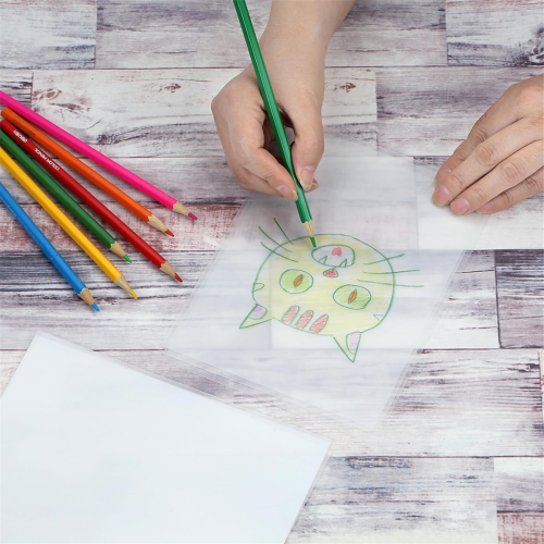 15 folhas de plástico retráteis, papel retrátil lixado 2