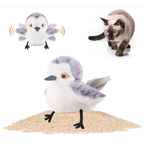 Cat Toys Flapping Bird (No Flying), Lifelike Sandpiper 1