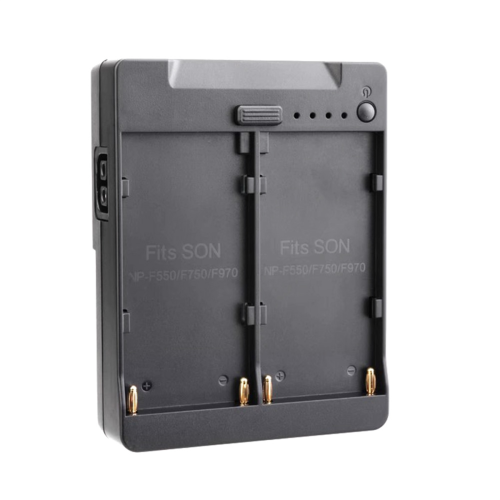 Διπλή μπαταρία σειράς NP-F550/750/970 NP-F σε τροφοδοσία κλειδαριάς V-Mount