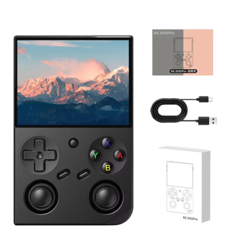 Draagbare retro-gameconsole met 3,5 inch IPS-scherm en Linux-systeem, B