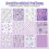 24 vellen scrapbookpapier, decoratief decoupagekarton, lavendel 3