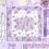 24 vellen scrapbookpapier, decoratief decoupagekarton, lavendel 6