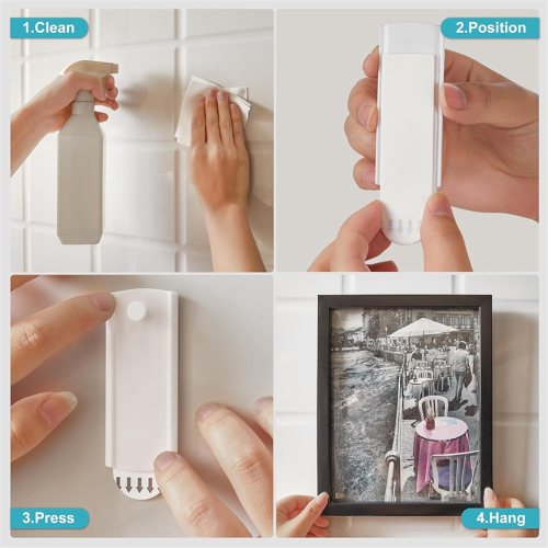 Large Universal Frame Hanger, Damage Free Picture Hanging Hooks 2
