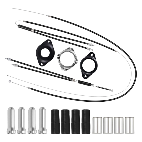 Fiets Gyro Remkabels Voor + Achter met Spinner Rotor Complete Set