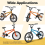 Fiets Gyro Remkabels Voor + Achter met Spinner Rotor Complete Set 5