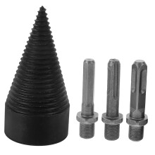 Drill Bit Log Splittersfor Fire Electric Log Splitter Hammer Drill Adapter Kindling Splitter Wood Splitter Drill Bit for Firewood