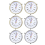 6 PCS Clock Parts for Clock Resin Mold, Roman Numerals Clock Piece 1
