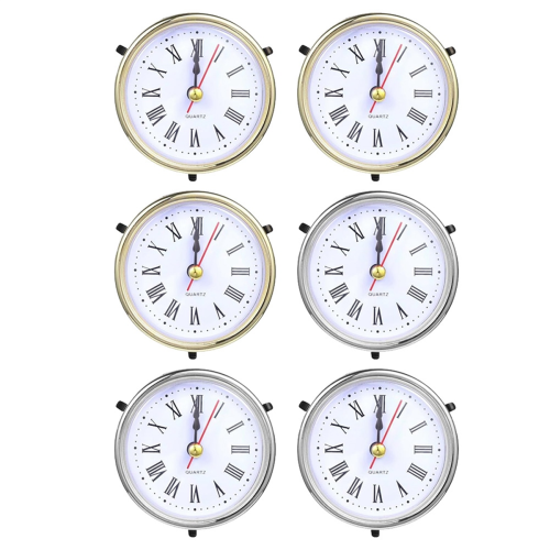 6 PCS Clock Parts for Clock Resin Mold, Roman Numerals Clock Piece